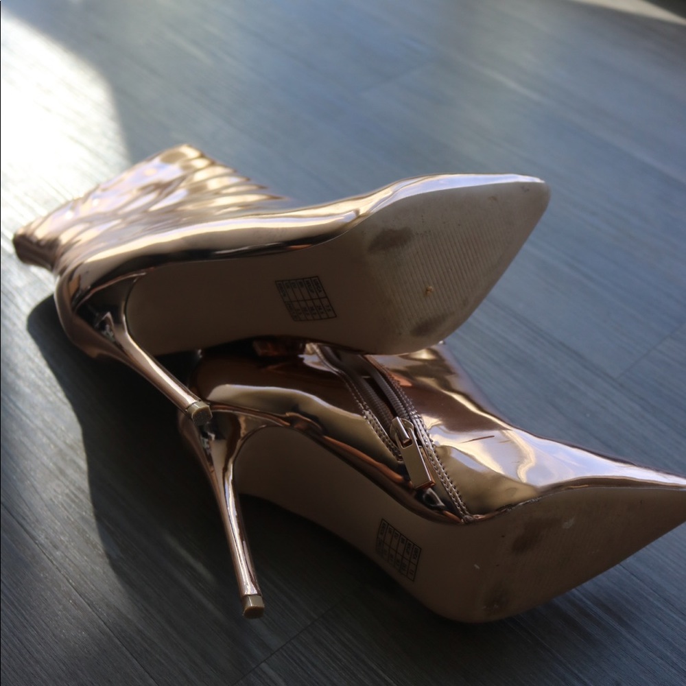 Rose Gold Booties - Picture 6 of 6